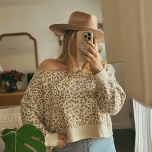 Aerie off the shoulder sweatshirt